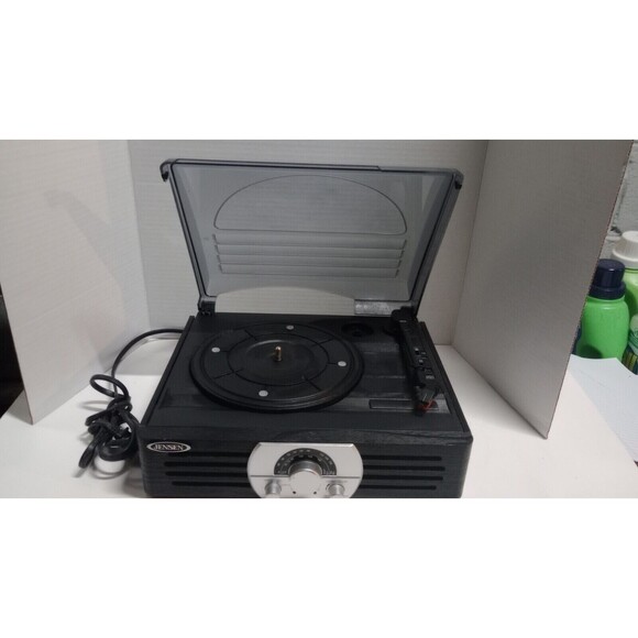 Turntable Stereo Jensen Model JTA-222  Record Player Radio Speaker - Picture 1 of 11